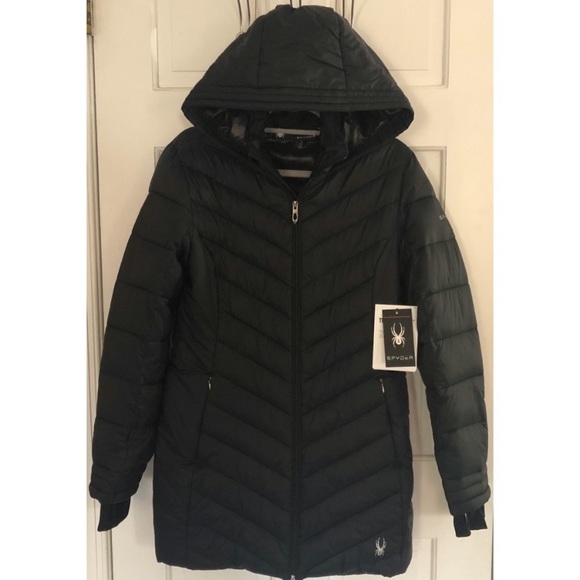 NWT SPYDER Boundless Quilted Long Jacket - Picture 9 of 16